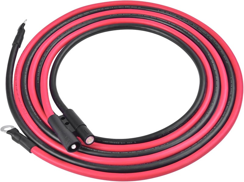 Farpida HYD01684 1304740 Truck Side Power Ground Cable 90" Fit for BOSS Plows Snow Plow Harness Repair Power/Ground Cable Truck Side Repair Harness Kit Replace BOSS HYD01684 - Image 1